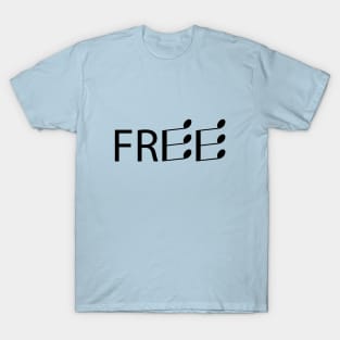 Free being free artistic design T-Shirt